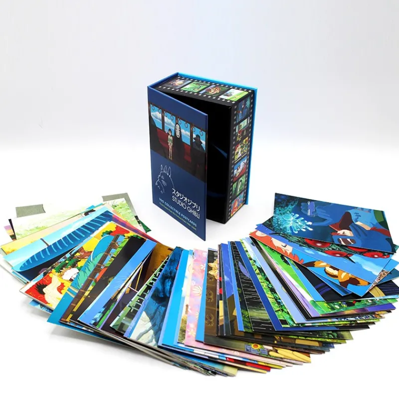Postcards And Letter Papers*Maison Ghibli 100 Collectible Postcards Box serie 1 - Studio Ghibli