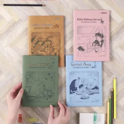 Schedule Diaries And Calendars*Maison Ghibli 2024 Diary Tea time - Spirited Away