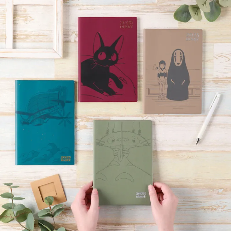 Schedule Diaries And Calendars*Maison Ghibli 2025 Diary Tiger Moth - Castle in the Sky