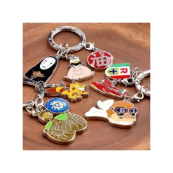 Keychains*Maison Ghibli 3 pieces Key Ring Marco - Porco Rosso