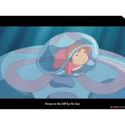 Storage*Maison Ghibli A4 Size Clear Folder  Ponyo on jellyfish - Ponyo on the Cliff