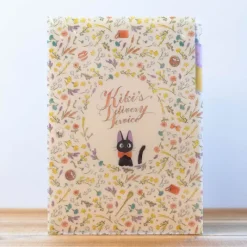 Storage*Maison Ghibli A4 size Clear with 3 flaps Flowers - Kiki’s Delivery Service