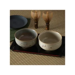 Kitchenware*Maison Ghibli Akahada-yaki Matcha Tea Bowl & Whisk - My Neighbor Totoro
