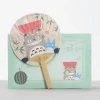 Accessories*Maison Ghibli Bamboo Fan & Letter Set Totoro with Watermelon - My Neighbor Totoro