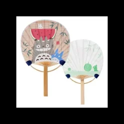 Accessories*Maison Ghibli Bamboo Fan & Letter Set Totoro with Watermelon - My Neighbor Totoro