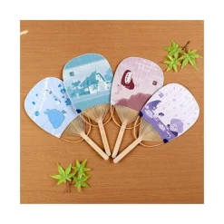 Accessories*Maison Ghibli Bamboo Fan Chihiro & No Face on the train - Spirited Away