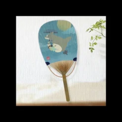 Accessories*Maison Ghibli Bamboo Fan Flying Totoro - My Neighbor Totoro