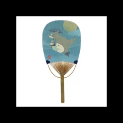 Accessories*Maison Ghibli Bamboo Fan Flying Totoro - My Neighbor Totoro