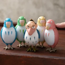 Toys*Maison Ghibli Bobble head Figurine Red Parakeet - The Boy and the Heron