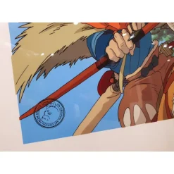 Cel Art - Studio Ghibli*Maison Ghibli CEL ART ASHITAKA GOES TO BATTLE - STUDIO GHIBLI