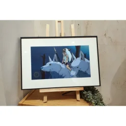 Cel Art - Studio Ghibli*Maison Ghibli CEL ART SAN AND HIS WOLF BROTHERS - STUDIO GHIBLI