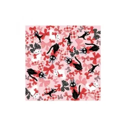Postcards And Letter Papers*Maison Ghibli Chiyogami Paper Jiji & Flowers - Kiki's Delivery Service