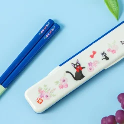 Kitchenware*Maison Ghibli Chopsticks box Set 18cm Jiji Flower garland - Kiki's Delivery Service
