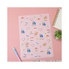 Storage*Maison Ghibli Clear File A4 Break Time Flowers - Howl's Moving Castle