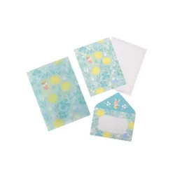 Postcards And Letter Papers*Maison Ghibli Clear Folder & Letter Set Buttercup - My Neighbor Totoro