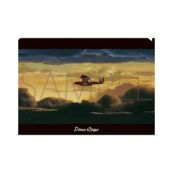 Storage*Maison Ghibli Clear Folder A4 Savoia Sunset - Porco Rosso