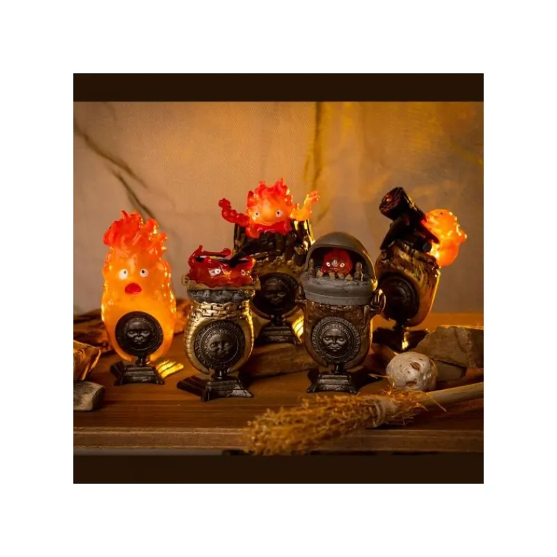 Figurines*Maison Ghibli Collection Calcifer 1 Blind Ring - Howl’s Moving Castle