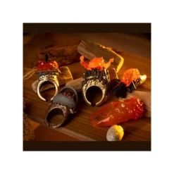 Figurines*Maison Ghibli Collection Calcifer 1 Blind Ring - Howl’s Moving Castle