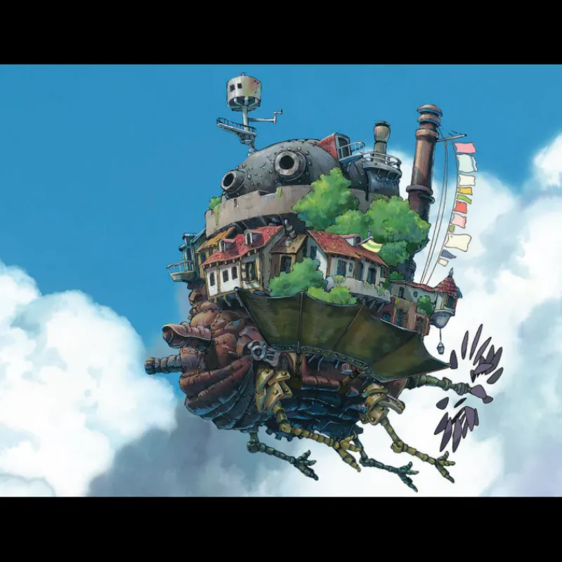 Postcards And Letter Papers*Maison Ghibli Collection of 30 Postcards - Howl’s Moving Castle