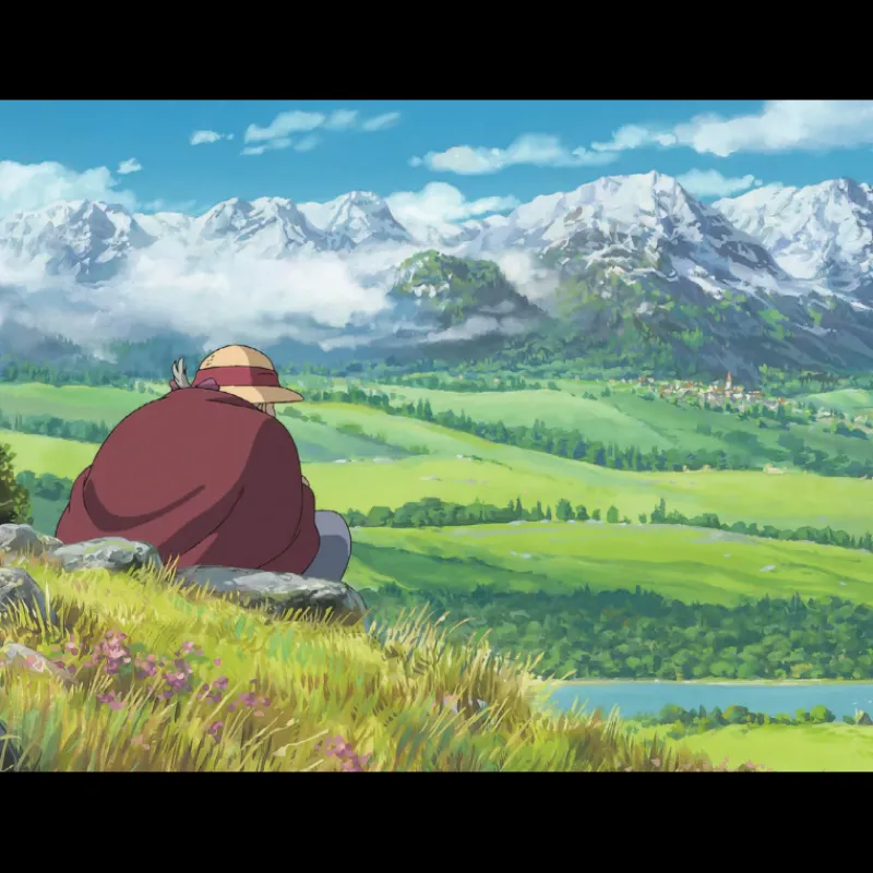 Postcards And Letter Papers*Maison Ghibli Collection of 30 Postcards - Howl’s Moving Castle