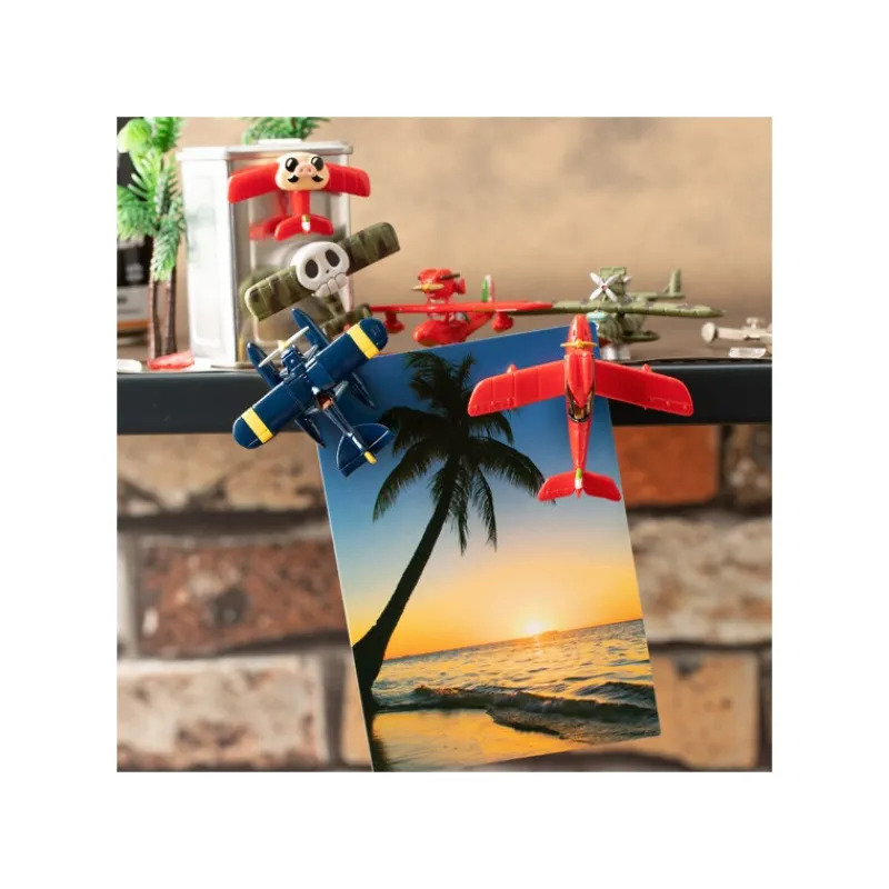 Figurines*Maison Ghibli Collection Seaplane Assorted 6 Magnets - Porco Rosso