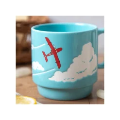 Kitchenware*Maison Ghibli Coloful embossed mug Savoia - Porco Rosso