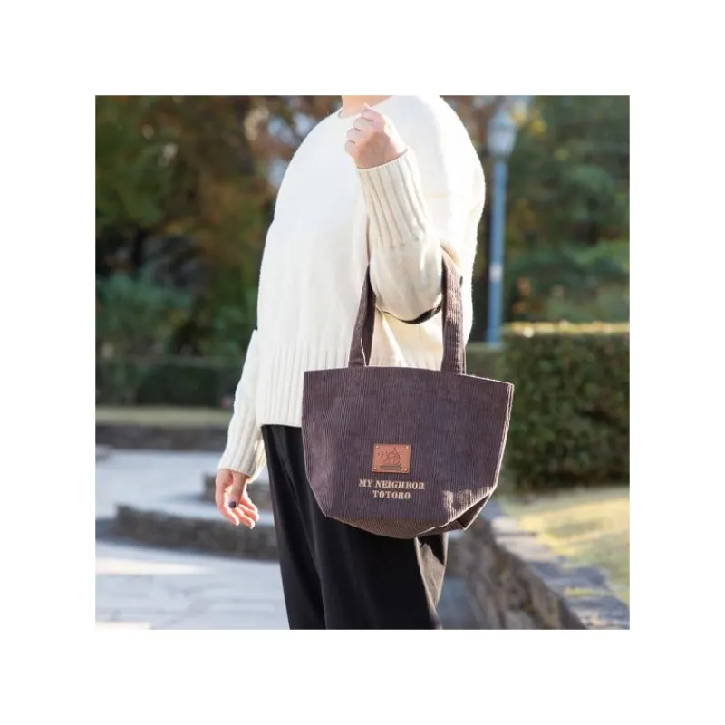 Bags*Maison Ghibli Corduroy bag Totoro patch - My neighbor Totoro