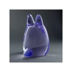 Statues*Maison Ghibli Crystal Figurine Transparent Small Totoro Purple - My Neighbor Totoro