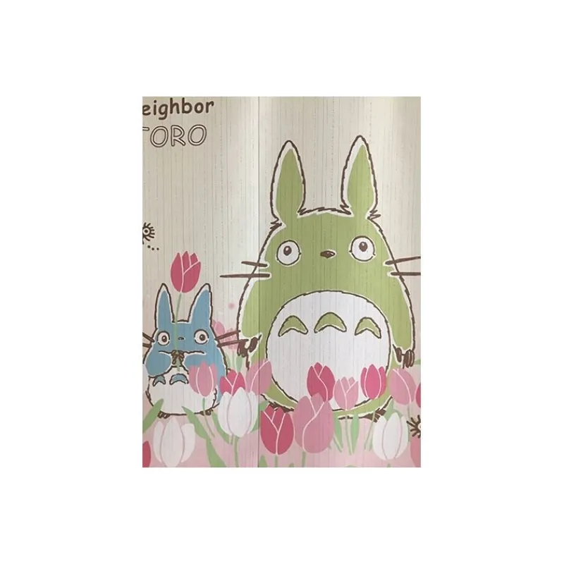 Wall Decoration*Maison Ghibli Curtains Tulips Totoro - My Neighbor Totoro