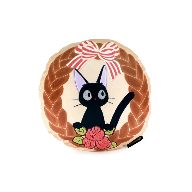 Furniture*Maison Ghibli Cushion Jiji Bread Wreath - Kiki's Delivery Service