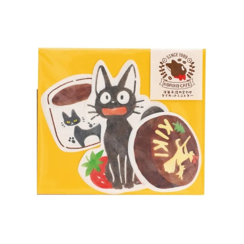 Postcards And Letter Papers*Maison Ghibli Die-Cut Mini Letterset Kiriko Café - Kiki's Delivery Service