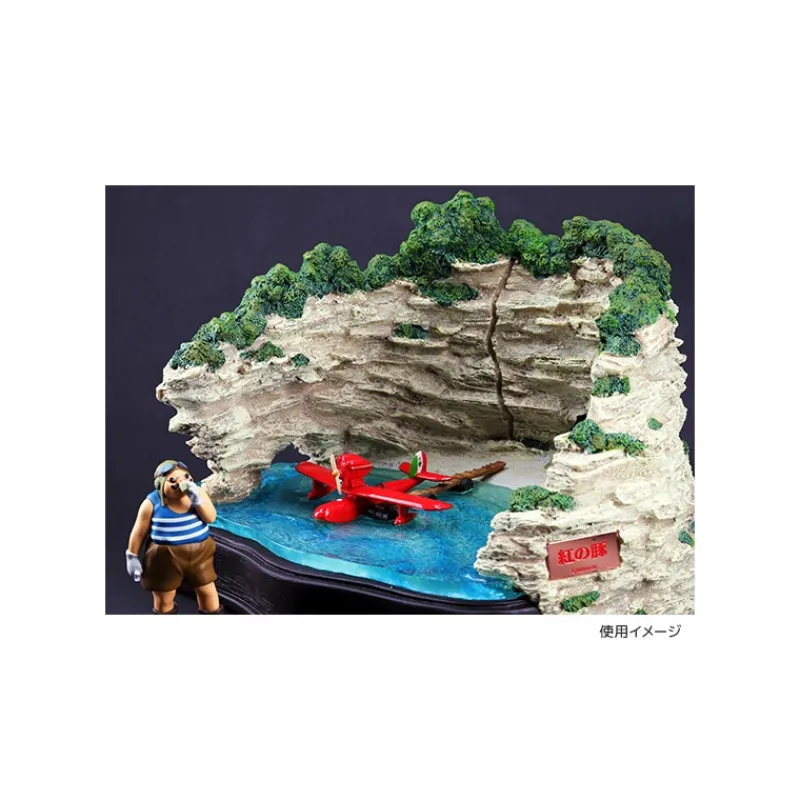 Décoration*Maison Ghibli Diorama Marco’s Hideout - Porco Rosso