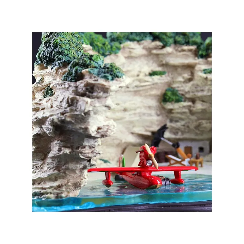 Décoration*Maison Ghibli Diorama Marco’s Hideout - Porco Rosso