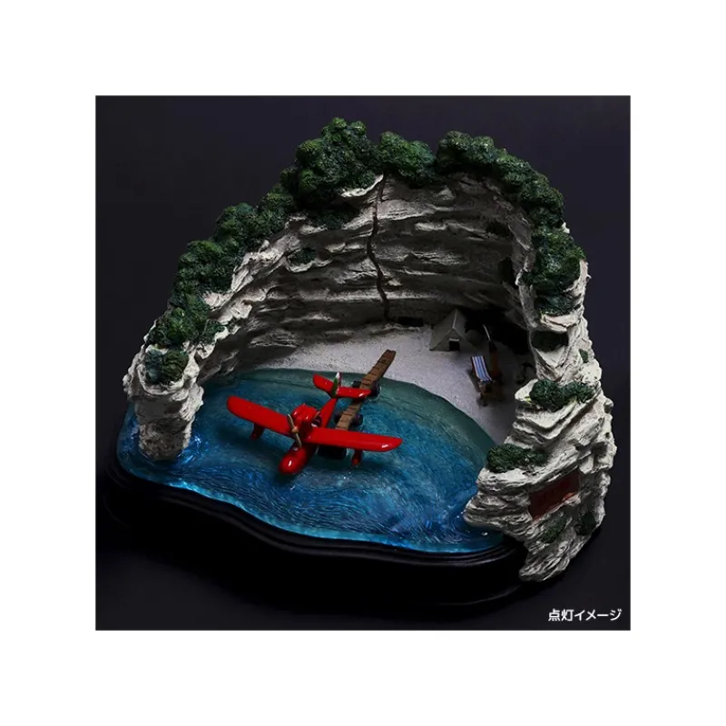 Décoration*Maison Ghibli Diorama Marco’s Hideout - Porco Rosso