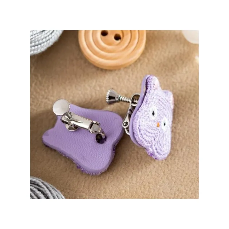 Jewellery*Maison Ghibli Earrings Embroidery serie Boh mouse - Sprited Away