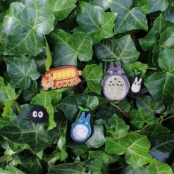 Pins*Maison Ghibli Embroidered Jewel Brooch Soot Sprite - My Neighbor Totoro