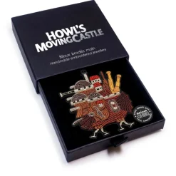 Pins*Maison Ghibli Embroidered Jewel Brooch Castle - Howl’s Moving Castle