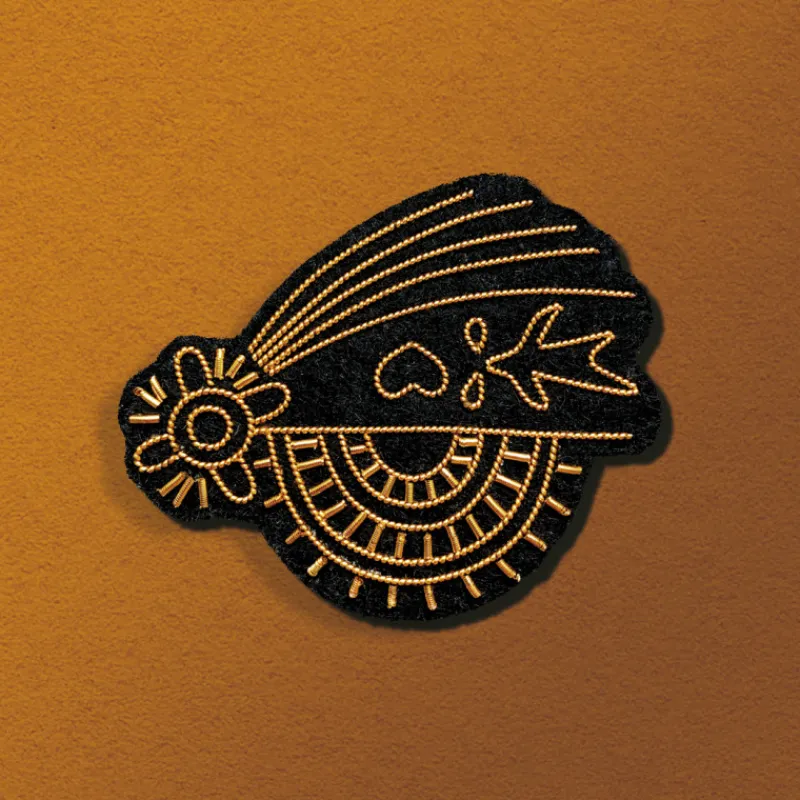 Pins*Maison Ghibli Embroidered Jewel Brooch Spell - Howl’s Moving Castle