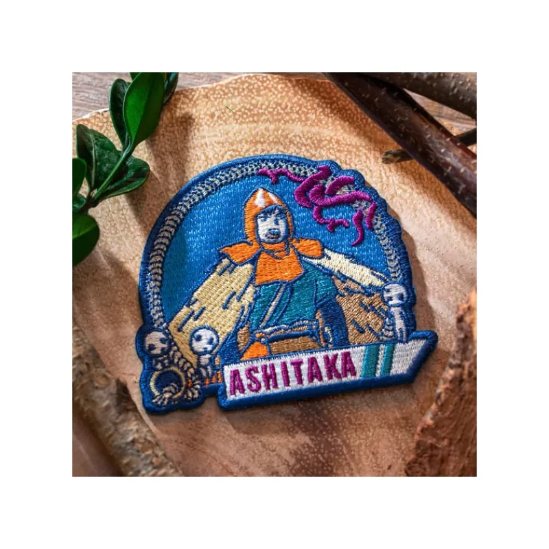 Badges*Maison Ghibli Embroidery badge sticker Ashitaka - Princess Mononoke