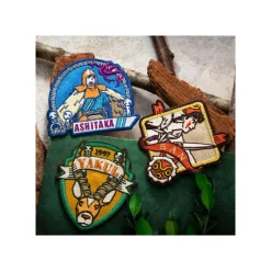 Badges*Maison Ghibli Embroidery badge sticker Ashitaka - Princess Mononoke