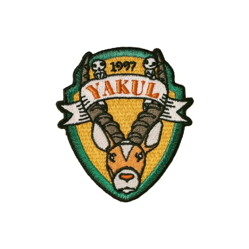 Badges*Maison Ghibli Embroidery badge sticker Yakul - Princess Mononoke