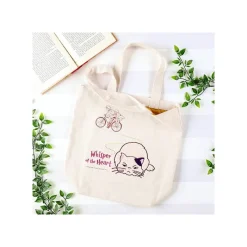 Bags*Maison Ghibli Embroidery Canvas Tote bag the Path of Twos - Whisper of the Heart