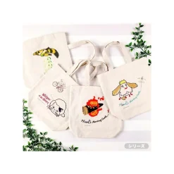Bags*Maison Ghibli Embroidery Canvas Tote bag the Path of Twos - Whisper of the Heart