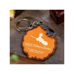 Keychains*Maison Ghibli Embroidery Keychain Wreath of bread - Kiki's Delivery Service