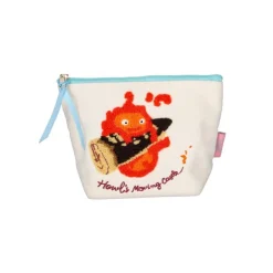 Storage*Maison Ghibli Embroidery pouch Calcifer - Howl's Moving Castle