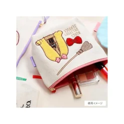 Storage*Maison Ghibli Embroidery pouch Jiji in cage - Kiki's Delivery Service