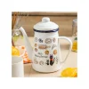 Kitchenware*Maison Ghibli Enamel Tea Pot Viennese pastries 1,1l - Kiki's Delivery Service
