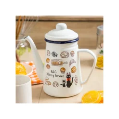 Kitchenware*Maison Ghibli Enamel Tea Pot Viennese pastries 1,1l - Kiki's Delivery Service