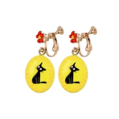 Jewellery*Maison Ghibli Fancy yellow earrings with clips Jiji - Kiki's Delivery Service