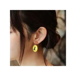 Jewellery*Maison Ghibli Fancy yellow earrings with clips Jiji - Kiki's Delivery Service